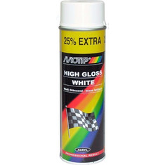 Motip 04002 Σπρέι Βαφής Λευκό Gloss 500ml
