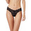 Minerva Γυναικείο String με Δαντέλα Μαύρο 90-80859-045