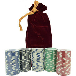 Burgundy 100 Μάρκες Poker 700115