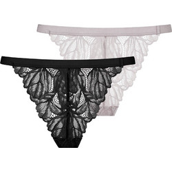 Dorina Trisha Γυναικεία String με Δαντέλα 2Pack FXST0015LA125-2X0345