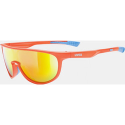 Uvex Sportstyle 515 Ανδρικά Γυαλιά Ηλίου Μάσκα Κοκάλινα Πορτοκαλί με Κίτρινο Φακό