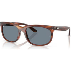 Ray-Ban RB2389 954/62 Ανδρικά Γυαλιά Ηλίου Τετράγωνα Καφέ με Μπλε Φακό