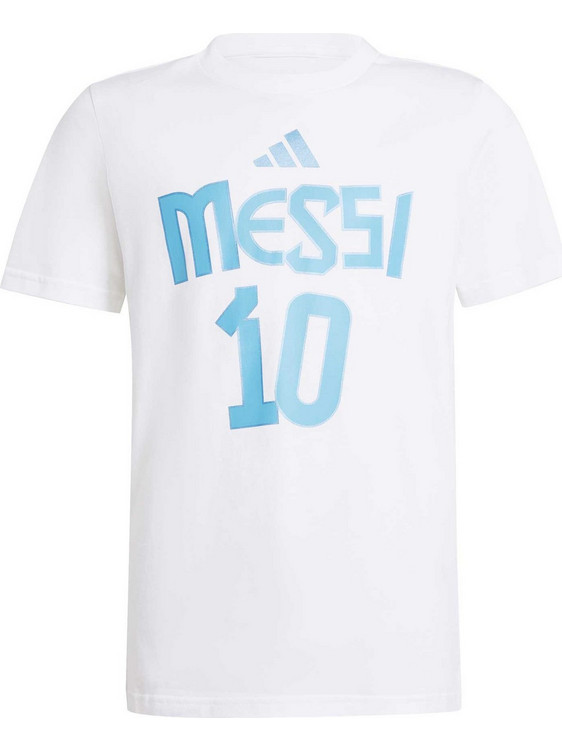 Adidas Messi Παιδικό T-Shirt Κοντομάνικο Λευκό JJ1416