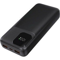 Tune On the Go Power Bank 20000mAh με 2 Θύρες USB-A & Θύρα USB-C Black