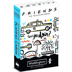 Winning Moves Friends Τράπουλα Πλαστικοποιημένη Λευκή WIM035866