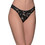 Milena By Paris Christmas Γυναικείο Sexy Brazil με Δαντέλα Μαύρο C24-922