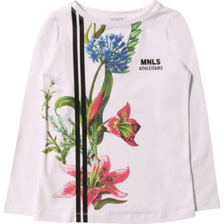 Monnalisa Παιδικό T-Shirt Μακρυμάνικο Λευκό Πολύχρωμο A96606A6 6000-0099