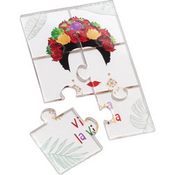 Parisis Μπομπονιέρα Βάπτισης Puzzle Frida Kahlo από Plexiglass