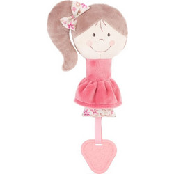 Amek Toys Rosy Υφασμάτινη Κουδουνίστρα Πίεσης για Νεογέννητα