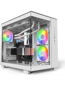 Montech King 65 Pro White Gaming Midi Tower Κουτί Υπολογιστή με Πλαϊνό Παράθυρο