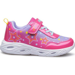 Fila Blink 3 Παιδικά Sneakers με Φωτάκια Φούξια Λιλά 7AF51010-982