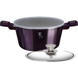 Berlinger Haus Purple Eclipse Collection Κατσαρόλα Αλουμινίου Επίστρωση Μαρμάρου 28cm 6.1lt