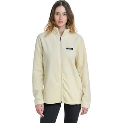 Target Γυναικεία Ζακέτα Fleece με Φερμουάρ Μπεζ W25-64224-05