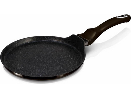 Berlinger Haus Metallic Line Shiny Black BH-7132 Κρεπιέρα Αλουμινίου Αντικολλητική Titanium Επίστρωση 28cm BH-7132