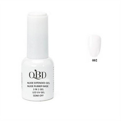 QBD Gel Uv/Led 3 in 1 002 Rubber Base Ημιμόνιμο Βερνίκι Νυχιών 12ml
