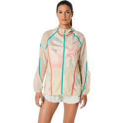ASICS Limited Series Road Αθλητικό Γυναικείο Μπουφάν Softshell Μακρύ Αδιάβροχο Nude 2012D221-200