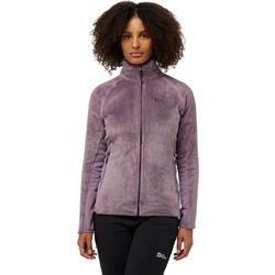 Jack Wolfskin Rotwand Γυναικεία Ζακέτα Fleece Μακριά με Φερμουάρ Λιλά A61899-I0083