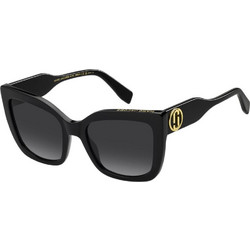 Marc Jacobs MARC811S 8079O Γυναικεία Γυαλιά Ηλίου Πεταλούδα Κοκάλινα Μαύρα με Μαύρο Degradee Φακό