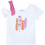Mayoral Παιδικό T-Shirt Κοντομάνικο Λευκό Φούξια 25-03011-080