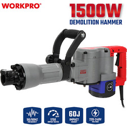 WORKPRO WP470601CE Κατεδαφιστικό Πιστολέτο Ρεύματος 1500W με SDS-Hex