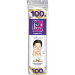 Pom Pon Extra Soft Δίσκοι Ντεμακιγιάζ 100τμχ