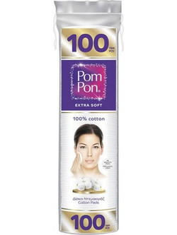 Pom Pon Extra Soft Δίσκοι Ντεμακιγιάζ 100τμχ