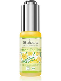 Saloos Bio Skin Oils Lemon Tea Tree Βιολογικό Λάδι Προσώπου για Ακμή με Βιταμίνη E 20ml