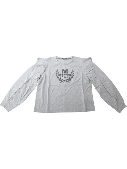 Monnalisa Corta Παιδικό T-Shirt Μακρυμάνικο Γκρι 8206-0032