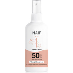 Naif Baby & Kids Mineral Παιδικό & Βρεφικό Αντηλιακό Spray Σώματος SPF50 100ml