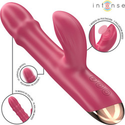 Intense Chloe Multifunction Vibrator Δονητής Rabbit Κόκκινος