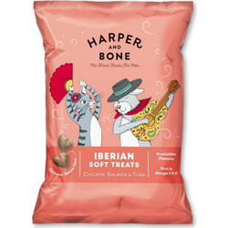 Harper & Bone Iberian Soft Treats Chicken, Salmon & Tuna 90gr