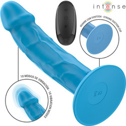 Intense Phoebe Vibrator Ρεαλιστικός Δονητής με Τηλεχειριστήριο 19cm Μπλε