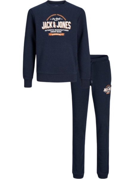 Jack & Jones Παιδικό Σετ Φόρμας Navy Μπλε 12267671