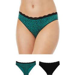 Minerva Γυναικεία Slip με Δαντέλα 2Pack 90-81326-866