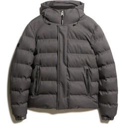 Superdry Tweed Sports Ανδρικό Μπουφάν Χειμωνιάτικο Puffer Ανθρακί M5011898A-07Q