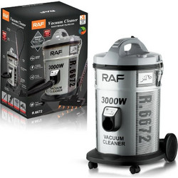 Raf R-6672 Σκούπα Υγρών / Στερεών 3000W με Κάδο 25lt