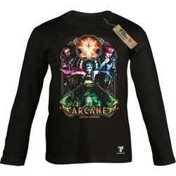Takeposition Arcane League of Legent Παιδικό T-Shirt Μακρυμάνικο Μαύρο 814-4776