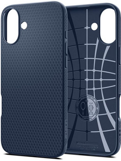 Spigen Liquid Air Back Cover Navy Blue (iPhone 16 Plus)