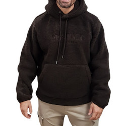 Jack & Jones Ανδρικό Φούτερ Fleece με Κουκούλα & Τσέπες Σοκολατί 12263011