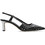 Michael Kors Alora Γόβες Slingback Δερμάτινες με Τακούνι Στιλέτο Μαύρες 40R5ALMP3L