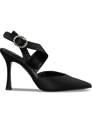 Envie Shoes Γόβες με Λεπτό Ψηλό Τακούνι & Λουράκι Μαύρες E02-20882-34