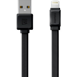 Remax RC-129i Flat USB-A to Lightning Cable 1m Black BO732
