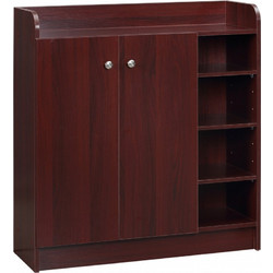 HOMCOM Παπουτσοθήκη Ξύλινη Καφέ M83xΠ30xY90cm 837-623V00CF