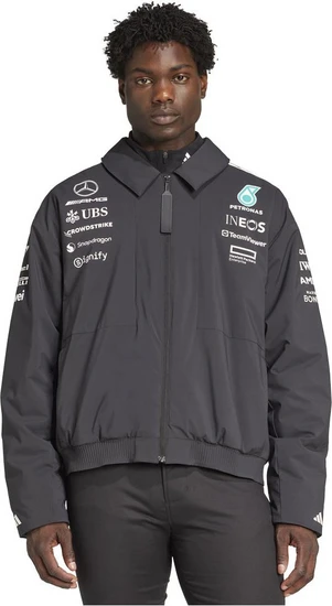 Giacca Bomber Mercedes AMG Petronas F1: Ufficiale Team, Tasche Con Cerniera