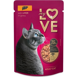 My Love Adult with Liver in Gravy 85gr