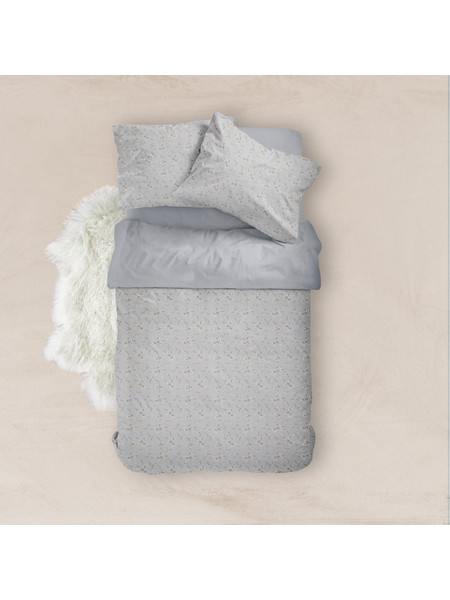 Borea Σετ Σεντόνια Υπέρδιπλα Βαμβακερά 240x260 Jasmine Γκρι