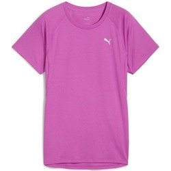 Puma Run Velocity Tee Γυναικείο Αθλητικό T-Shirt Φούξια 526578-89