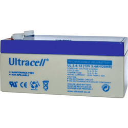 Ultracell UL3.4-12 Μπαταρία VRLA 12V 3.4Ah