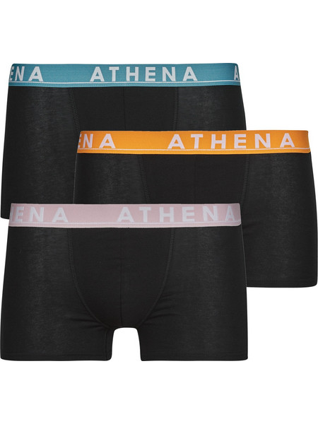ATHENA Ανδρικά Μποξεράκια Σετ 3Pack Μαύρα LH98-2460