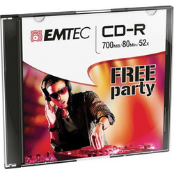 Emtec Εγγράψιμα CD-R 52x 700MB 10τμχ